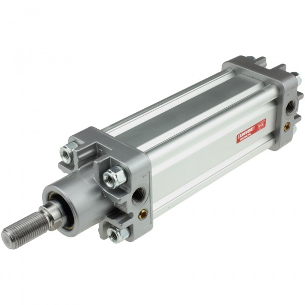 Univer Pneumatikzylinder Serie K ISO 15552 mit 50mm Kolben und 650mm Hub und Magnet