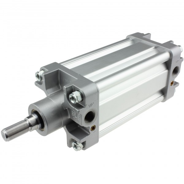 Univer Pneumatikzylinder Serie K ISO 15552 mit 100mm Kolben und 915mm Hub