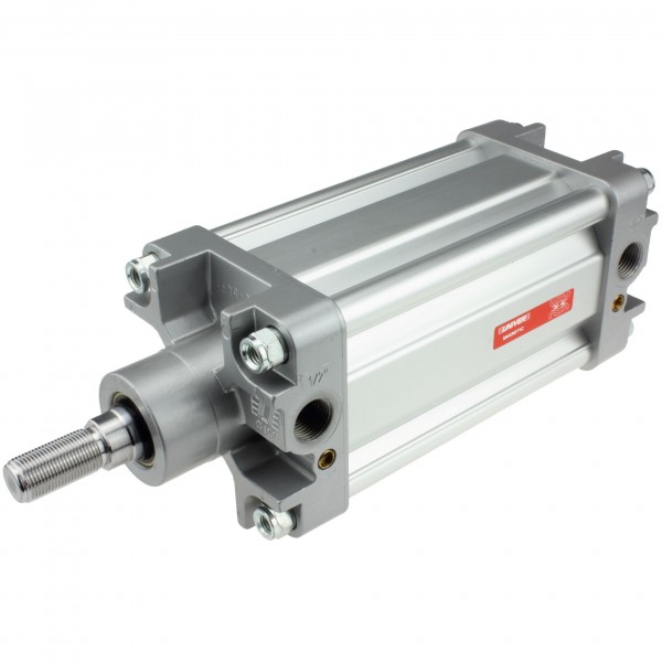 Univer Pneumatikzylinder Serie K ISO 15552 mit 100mm Kolben und 830mm Hub und Magnet