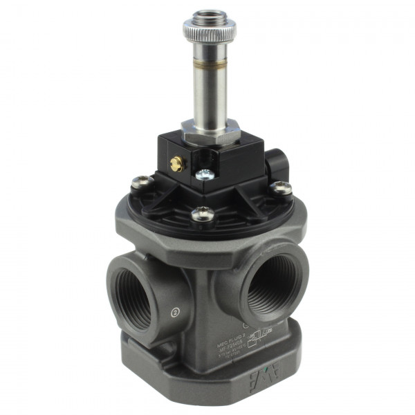 Mec Fluid 2 MF-F2540S 3/2-Wege Sitzventil G3/4 - Alternative für Univer AF-2540 - Ansicht von links