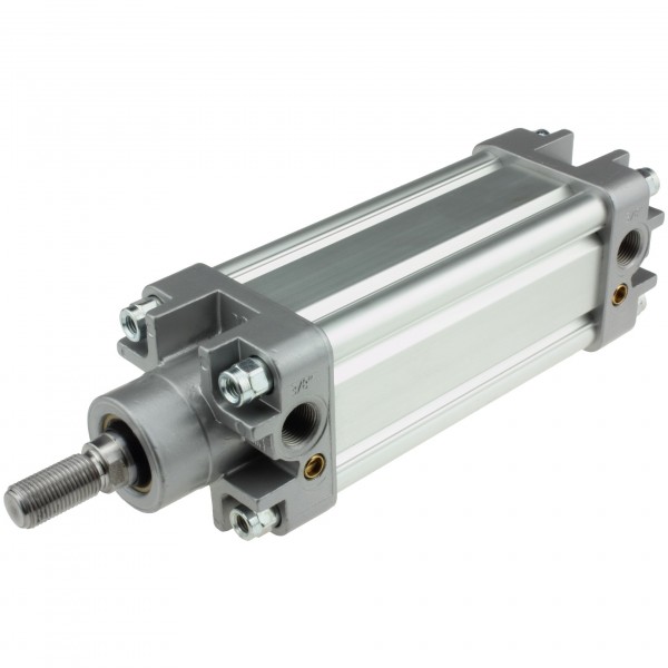 Univer Pneumatikzylinder Serie K ISO 15552 mit 63mm Kolben und 30mm Hub