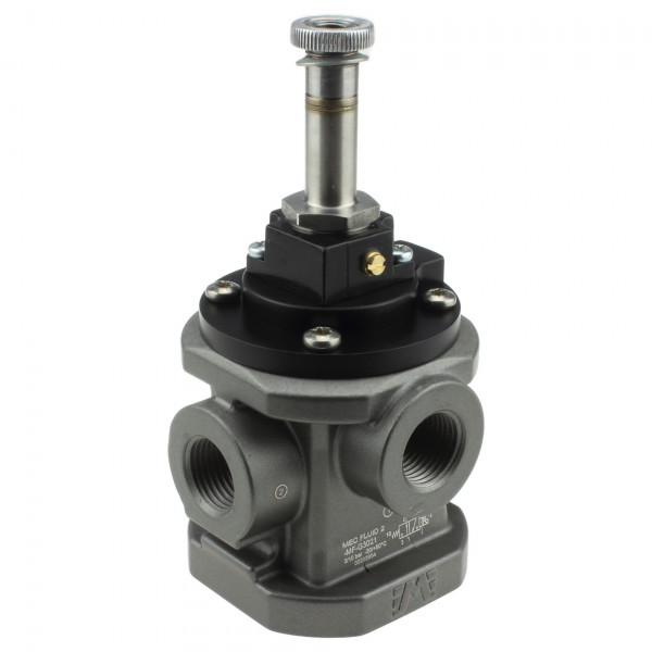 Mec Fluid 2 MF-G3021 3/2-Wege Vakuumventil G1/2 - NO - Alternative für Univer AG-3021 - Ansicht von links