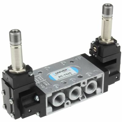 AC-7120 UNIVER Valve Pneumatique Bistable 5/2 1/8" - Soupape Air Double Impulsion