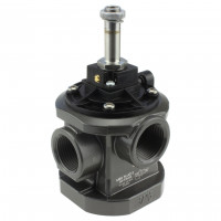 Mec Fluid 2 MF-F2545S 3/2-Wege Sitzventil G1 - Alternative für Univer AF-2545 - Ansicht von links