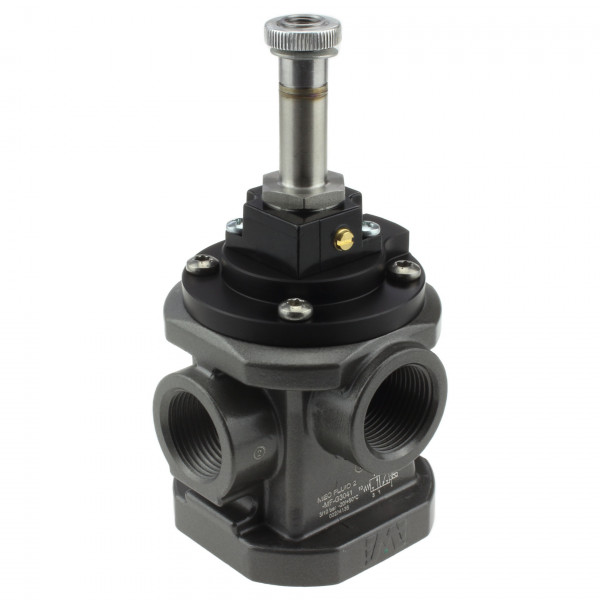 Mec Fluid 2 MF-G3041 3/2-Wege Vakuumventil G3/4 - NO - Alternative für Univer AG-3041 - Ansicht von links