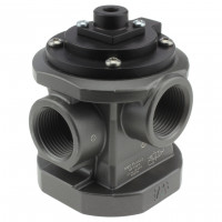 Mec Fluid 2 MF-F2615 3/2-Wege Sitzventil G1 - Alternative für Univer AF-2615 - Ansicht von links